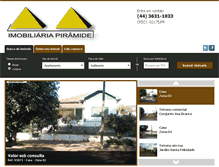 Tablet Screenshot of imobiliariapiramide.simbo.com.br